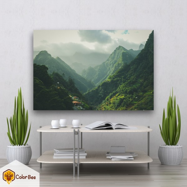 Fotodrobė "Cloudy day in the mountains" Fotodrobės interjerui | Colorbee.lt